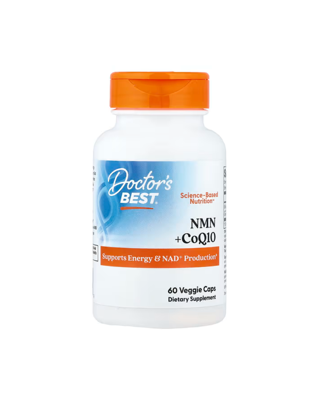 Doctor's Best NMN + CoQ10 Supplement for Women &amp; Men -Beta Nicotinamide Mononucleotide 150 mg &amp; Coenzyme Q10 50 mg per Capsule, Vegan, Non GMO- 60 Veg Caps