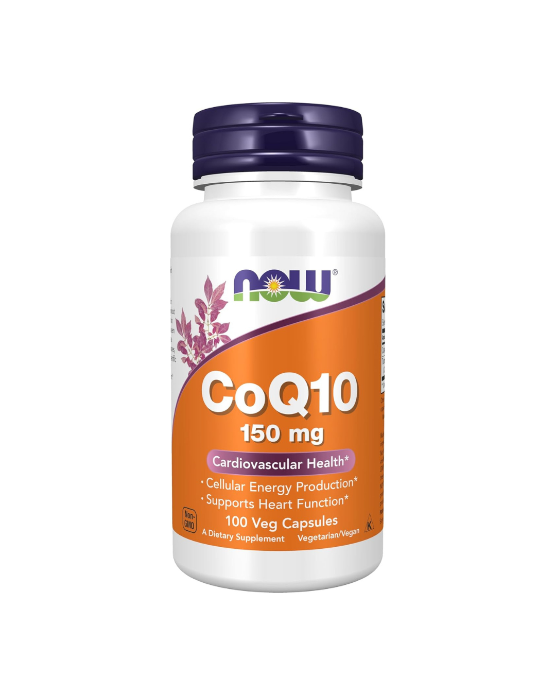 NOW Supplements, CoQ10 150 mg, 100 Veg Capsules