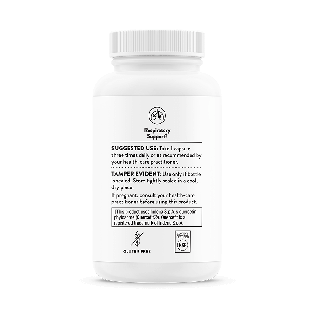 THORNE Quercetin Complex Antioxidant Supplement with Bromelain - 60 Capsules thumbnail 3