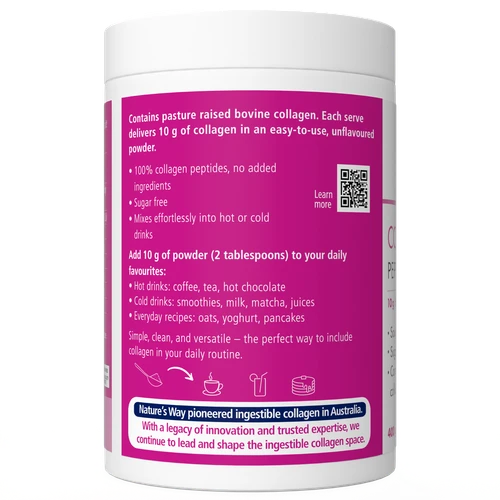 Nature's Way Beauty Collagen Peptides Powder 400g Exclusive Size thumbnail 5