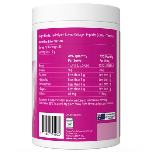 Nature's Way Beauty Collagen Peptides Powder 400g Exclusive Size thumbnail 4