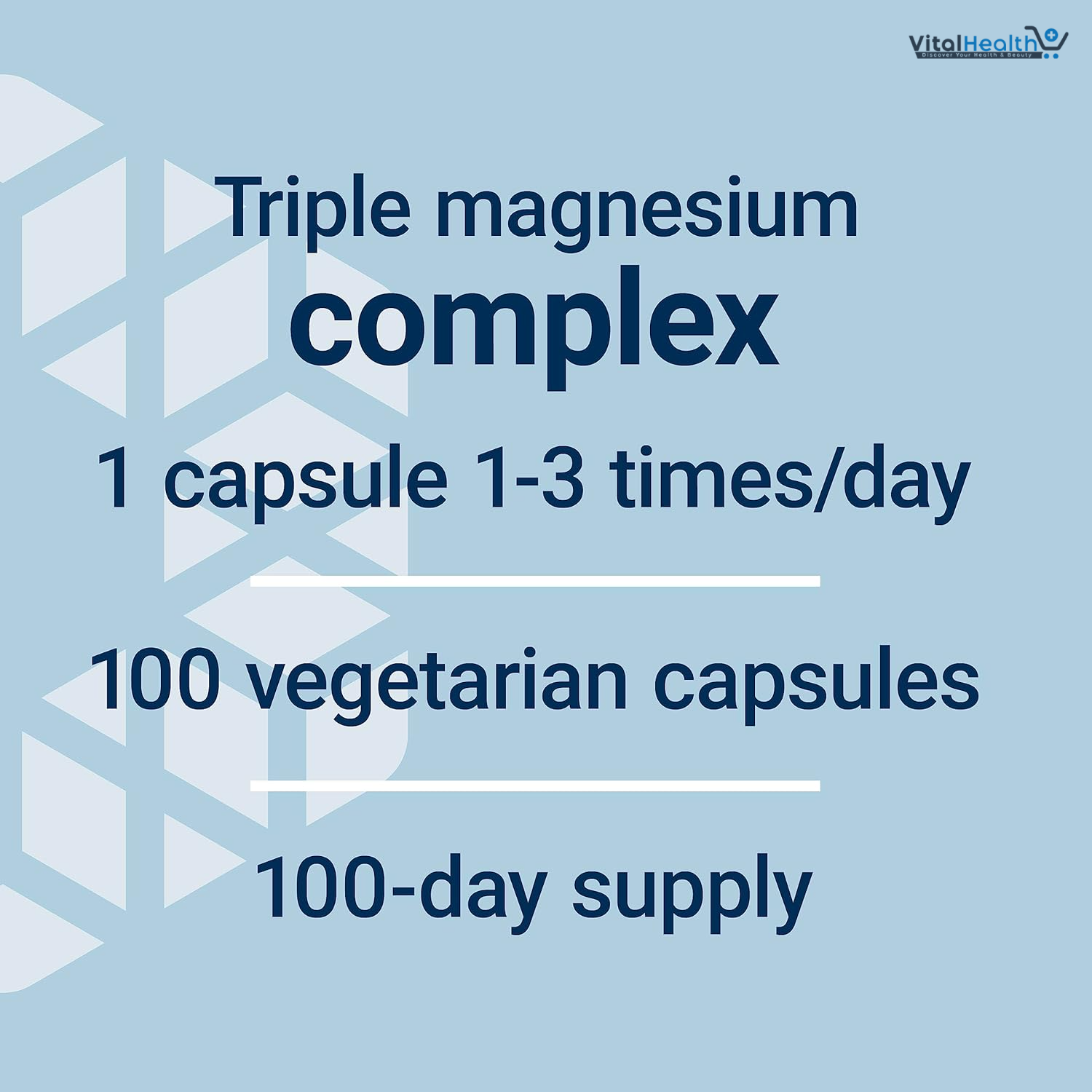 Life Extension Magnesium Caps, 500 mg, Magnesium Oxide, Citrate, and Succinate, Heart Health, Healthy Bones, Metabolism Support, 100 Vegetarian Capsules thumbnail 6