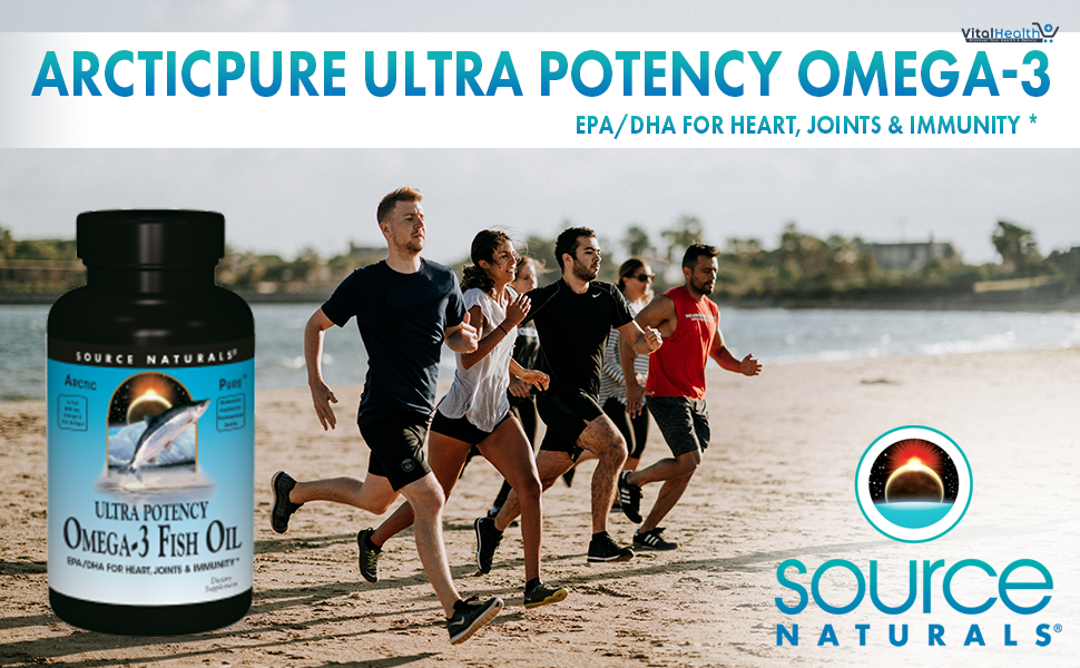 Source Naturals ArcticPure Omega-3 Fish Oil 1125mg Ultra Potency Maximum Strength EPA + DHA for Heart, Joint, Brain &amp; Immune Health - 30 Softgels thumbnail 2