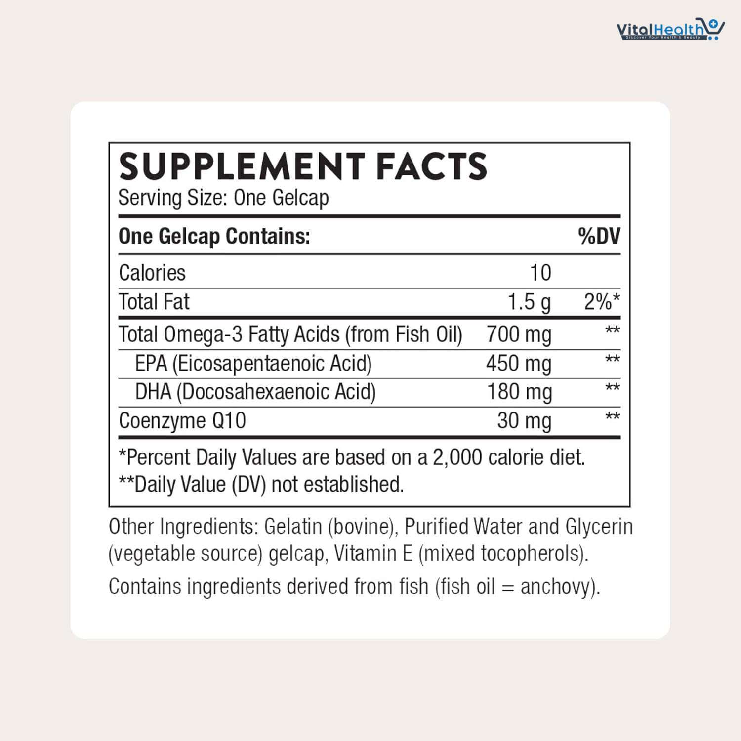 THORNE - Omega-3 with CoQ10 - Omega-3 Fatty Acids Supplement with CoQ10 - EPA and DHA - 90 Gelcaps thumbnail 3