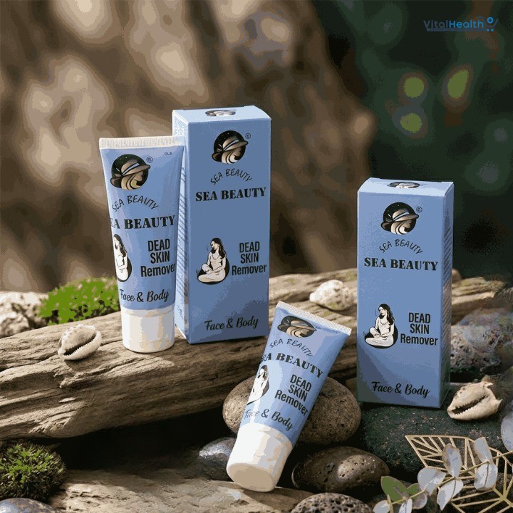 Sea Beauty Dead Skin Remover for Face &amp; Body | Instant Exfoliating Peeling Gel | Deep Cleansing &amp; Brightening Formula thumbnail 3