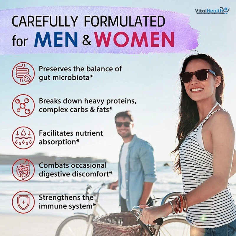 Pslalae Probiotic Capsules - Prebiotics/Probiotics, Digestive Immune Health, Gut Health thumbnail 4