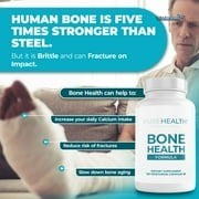 PUREHEALTH RESEARCH Bone Health Formula Calcium &amp; Magnesium Supplement - with Iron, Zinc, Copper, Vitamin D, C, K2 &amp; More - Bone &amp; Joints Vitamins for Women &amp; Men, 150 Capsules thumbnail 10