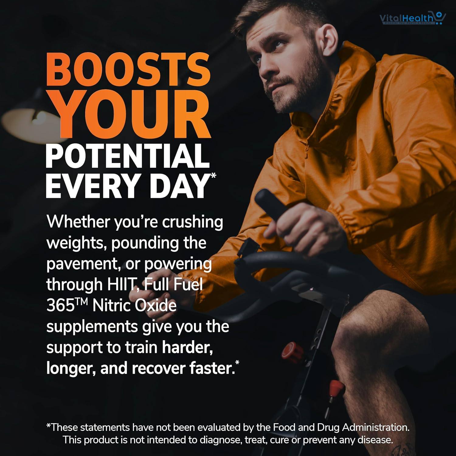 21st Century Full Fuel 365 Nitric Oxide Performance Booster with L-Arginine 120 Capsules thumbnail 2