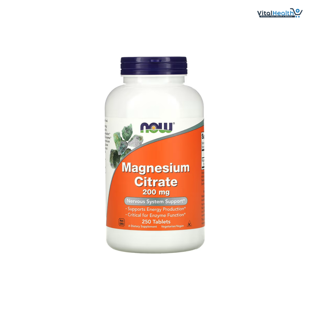 NOW FOODS Magnesium Citrate 200mg _ 250 Capsules thumbnail 3