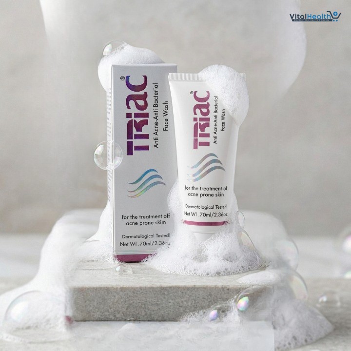 Triac Anti Acne Anti Bacterial Face Wash 70ml for Acne-Prone Skin thumbnail 2