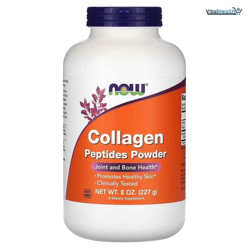 Now Collagen Peptides Powder, 227 Gm, Support Joint and Bone Health, Promotes Healthy Skin thumbnail 2