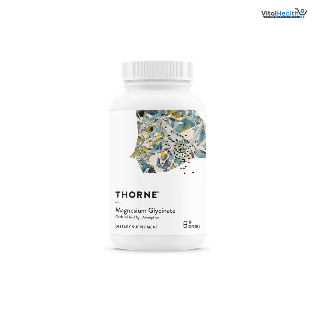 THORNE Magnesium Glycinate 120mg | Chelated Magnesium Capsules 90 Servings thumbnail 7