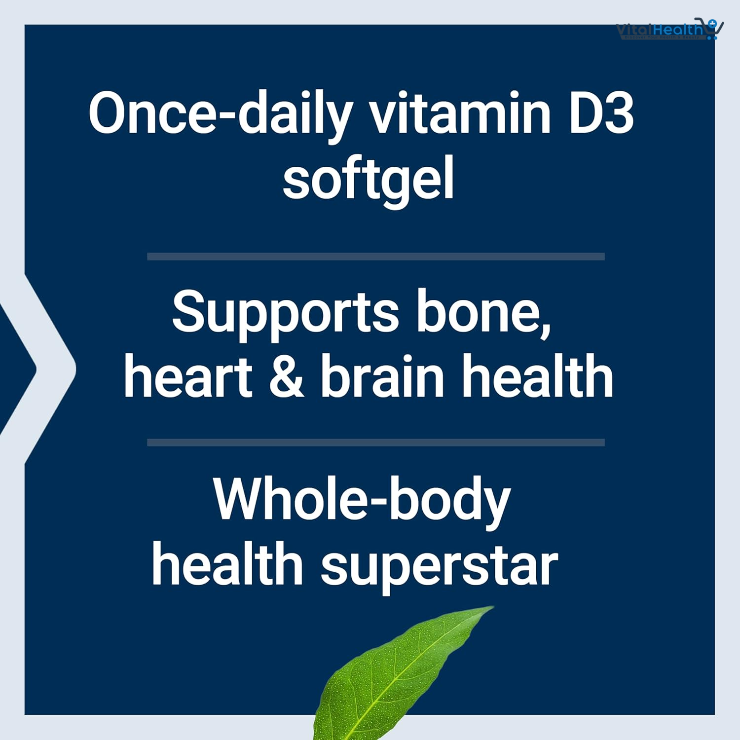 Life Extension Vitamin D3 125 mcg (5000 IU), Bone Health, Brain Performance, Immune System Support, Gluten-Free, Non-GMO, Once Daily, Two-Month Supply, 60 Softgels thumbnail 4