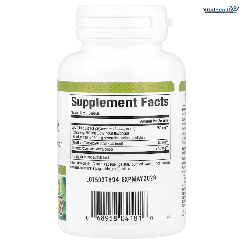 NATURAL FACTORS Milk Thistle Extract 250 Mg, 90 CT thumbnail 2