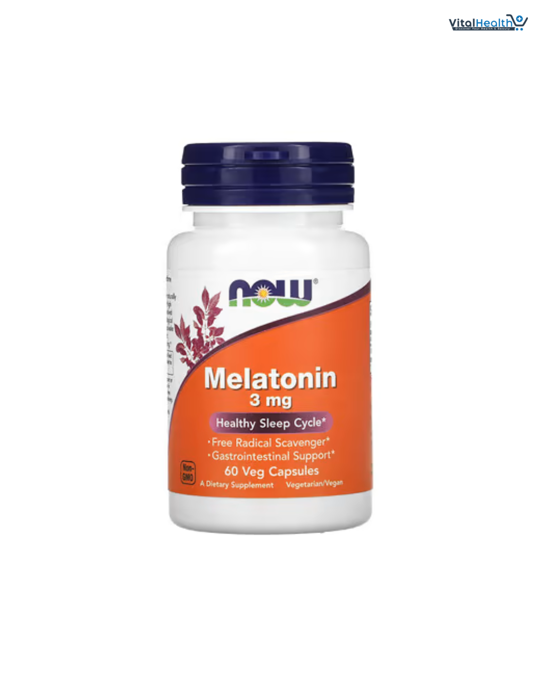 Now Foods Melatonin 3mg 180 Caps thumbnail 3
