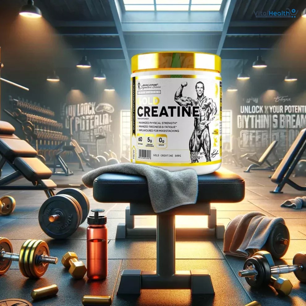 Kevin Levrone Gold Creatine 300g Pure Monohydrate Natural Flavor thumbnail 4