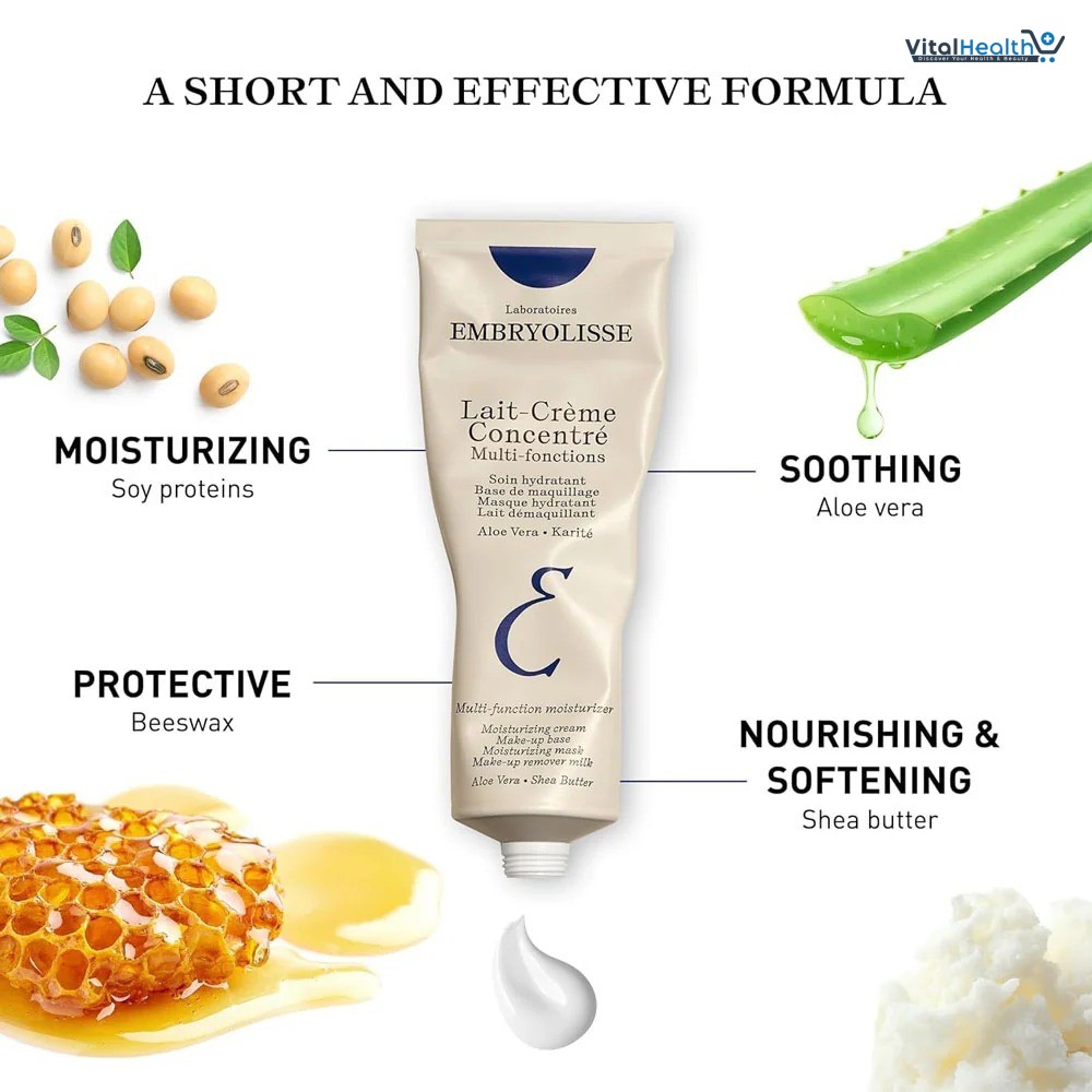 Embryolisse Lait-Crème Concentré Multi-Function Moisturizer | Nourishing Face Cream &amp; Makeup Base (75ml) thumbnail 3