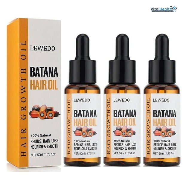 African Hair Growth Oil 100% Pure Batana Hair Growth Oil 50ml Butter Anti Hair Loss Break Black Hair Regrowth Treatment thumbnail 2