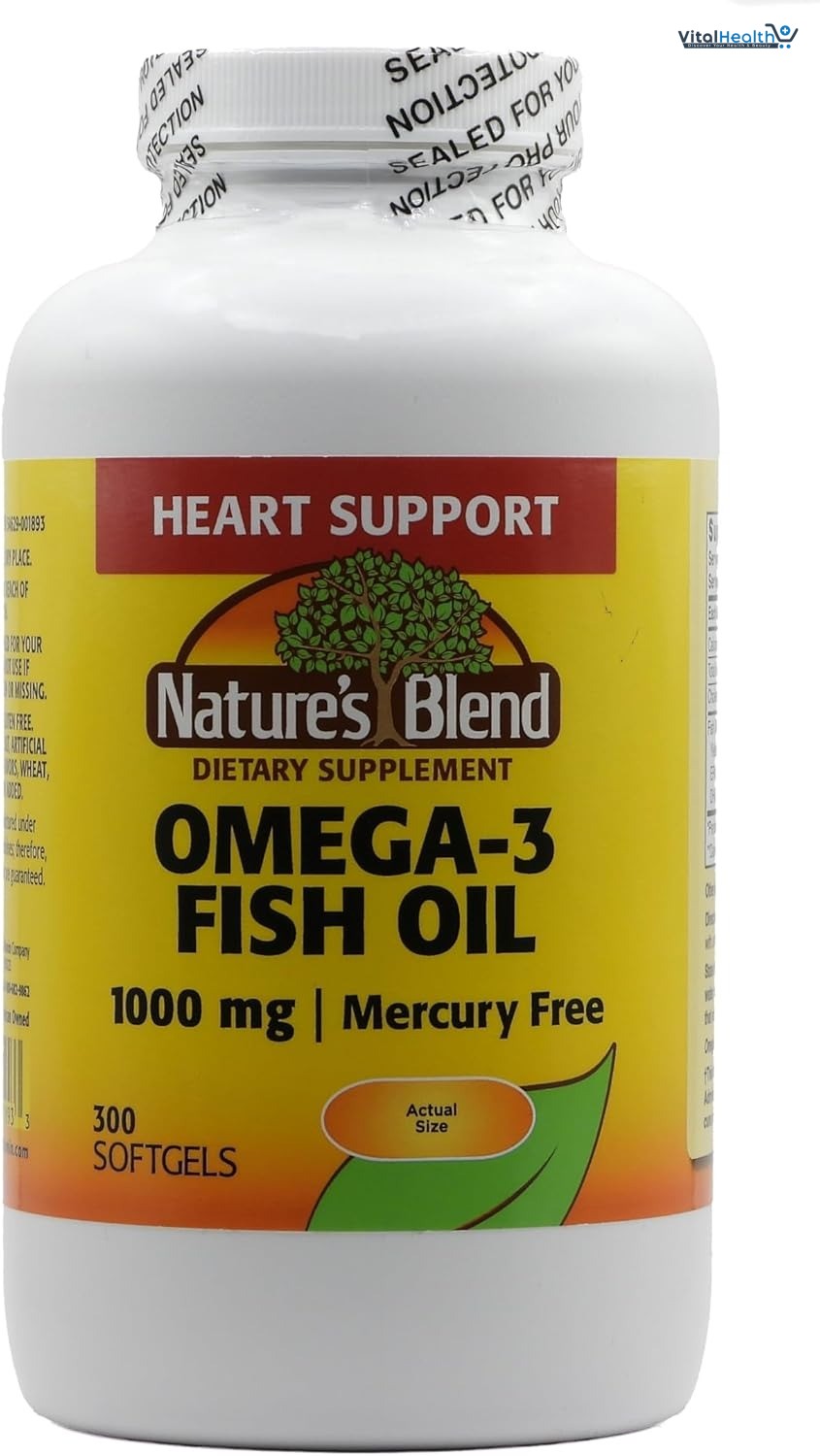 Nature's Blend Omega-3 Fish Oil, 1000 mg 300 Softgels thumbnail 4
