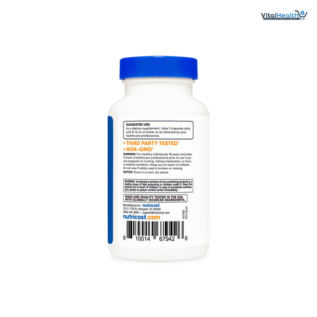 Nutricost Multivitamin with Probiotics 120 Vegetarian Capsules - Packed with Vitamins &amp; Minerals thumbnail 4