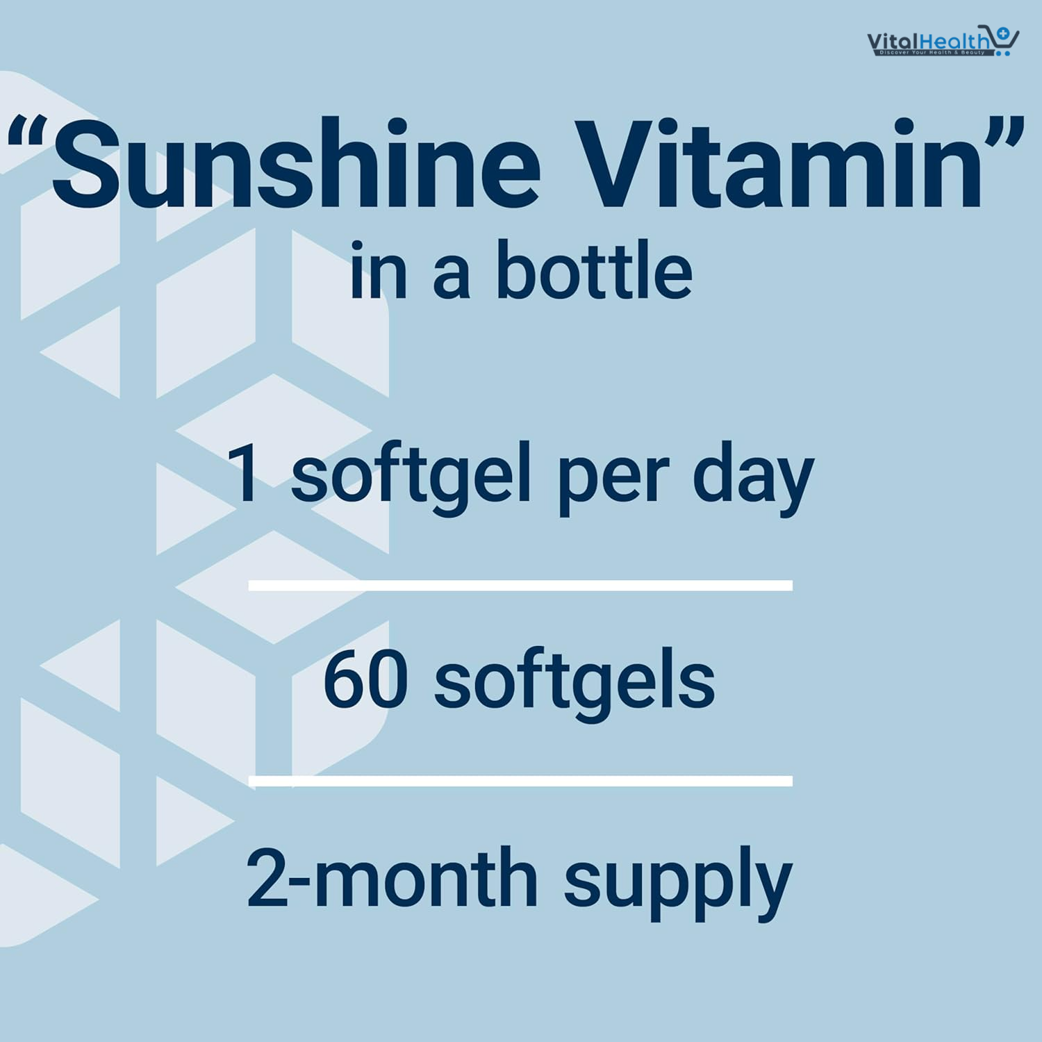 Life Extension Vitamin D3 175 mcg (7000 IU), Immune System Support, Bone Health, Brain Performance, Gluten-Free, Non-GMO, Once Daily, Two-Month Supply, 60 softgels thumbnail 7