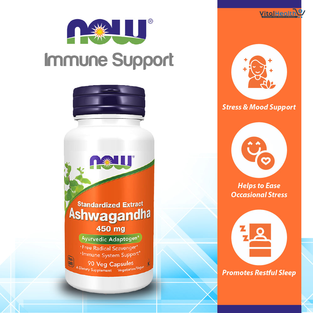 NOW Supplements, Ashwagandha (Withania somnifera) 450 mg (Standardized Extract), 90 Veg Capsules thumbnail 4