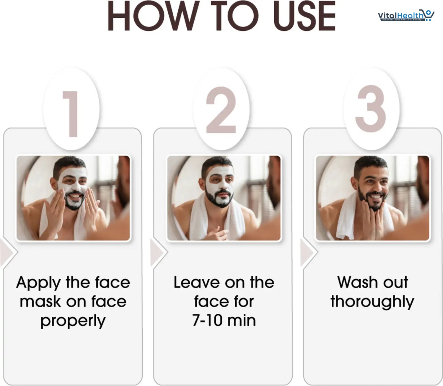 Niconi Men Enzyme De Tan Pack For Face And Body Best Quality Skincare Solution - 300g thumbnail 2