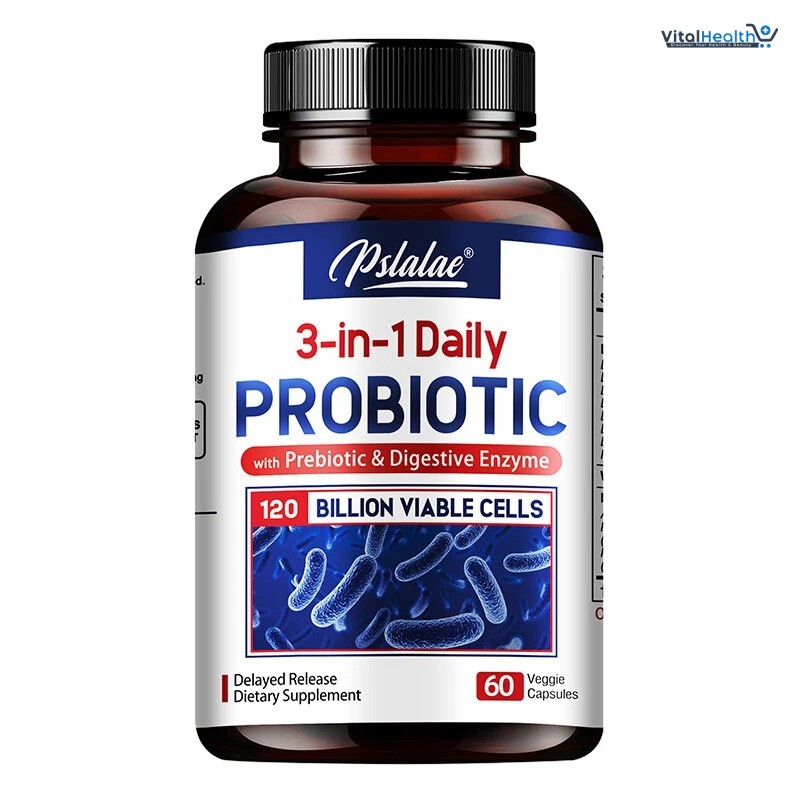 Pslalae Probiotic Capsules - Prebiotics/Probiotics, Digestive Immune Health, Gut Health thumbnail 7