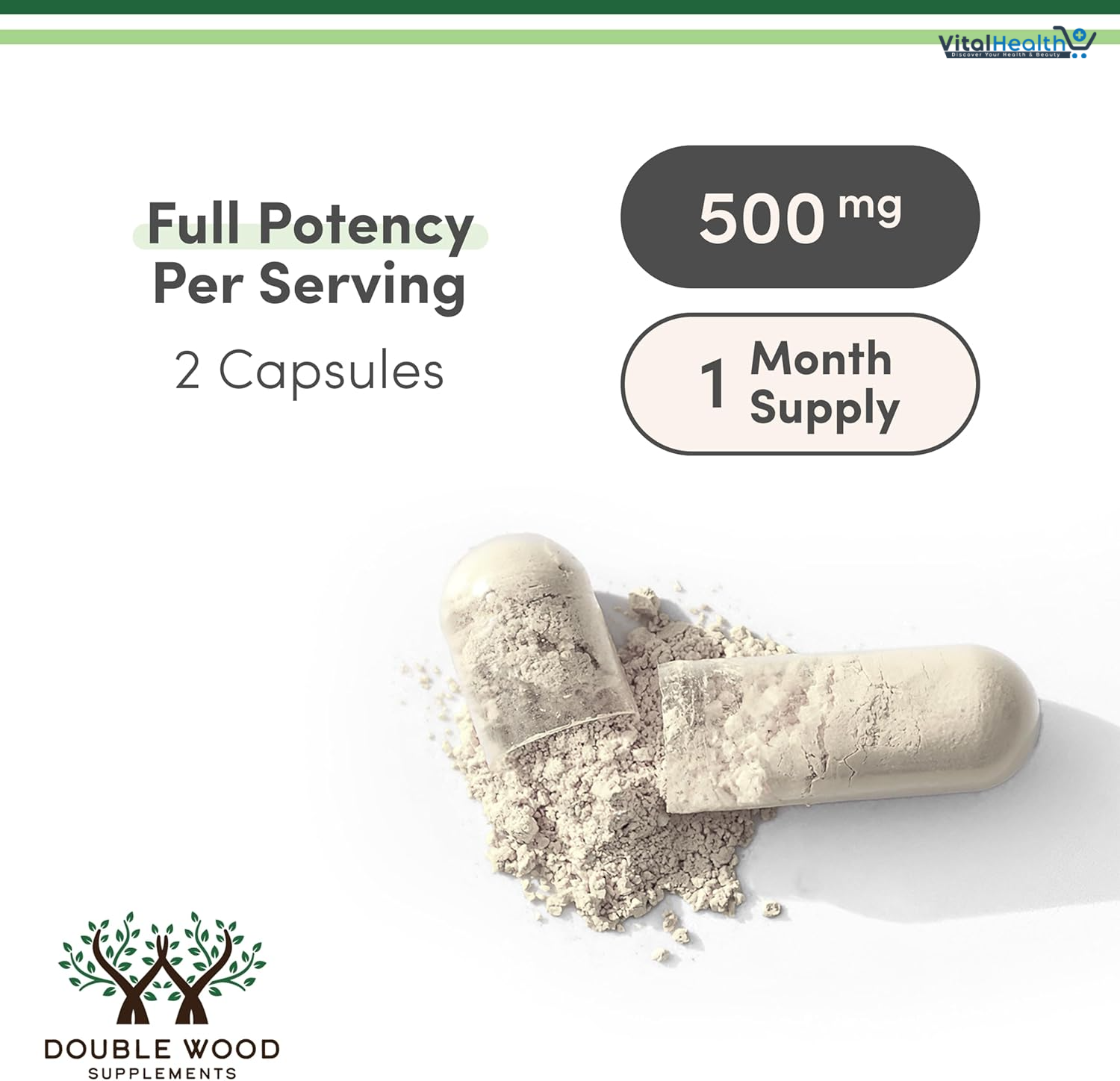 TUDCA Bile Salts Liver Support Supplement, 500mg Servings, Liver and Gallbladder Cleanse Supplement (60 Capsules, 250mg) Genuine Bile Acid TUDCA with Strong Bitter Taste by Double Wood thumbnail 5
