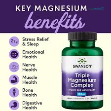 Swanson Triple Magnesium Complex - 400mg Supplement for Optimal Bone Health and Absorption - Citrate, Oxide, and Aspartate - Triple Magnesium Supplement (300 Capsules) thumbnail 9