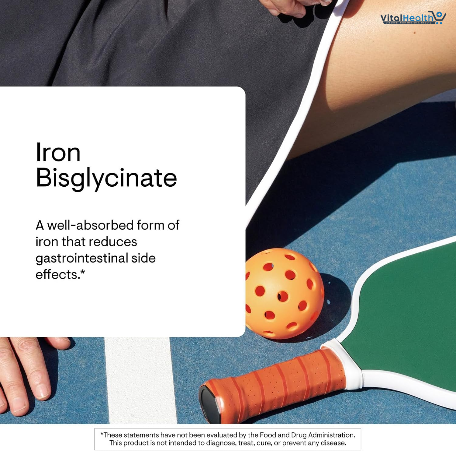 THORNE - Iron Bisglycinate - 25 mg Iron Supplement for Enhanced Absorption Without Gastrointestinal Side Effects - NSF Certified for Sport - Gluten-Free - 60 Servings thumbnail 2