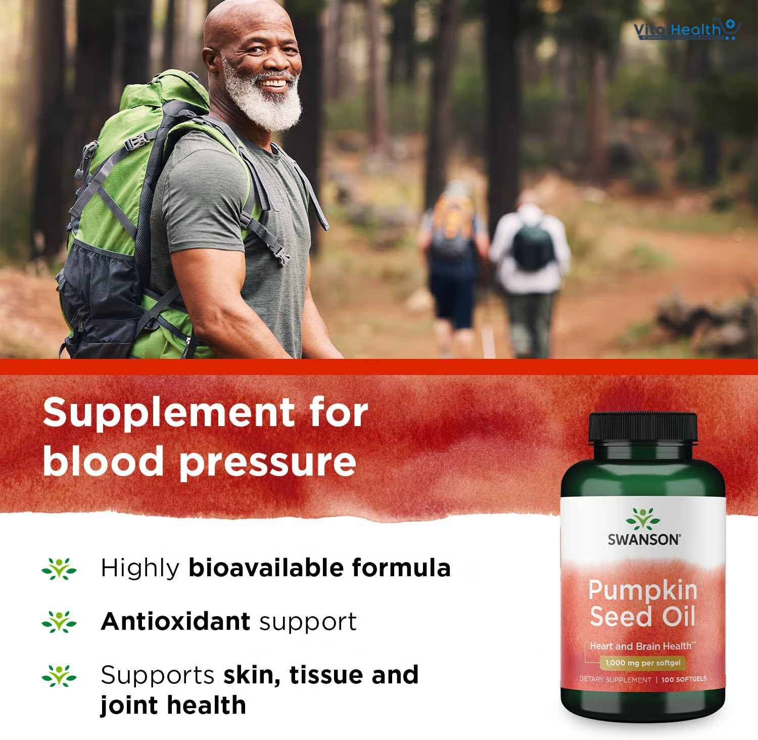 Swanson, Pumpkin Seed Oil, 1,000 mg, 100 Softgels thumbnail 3