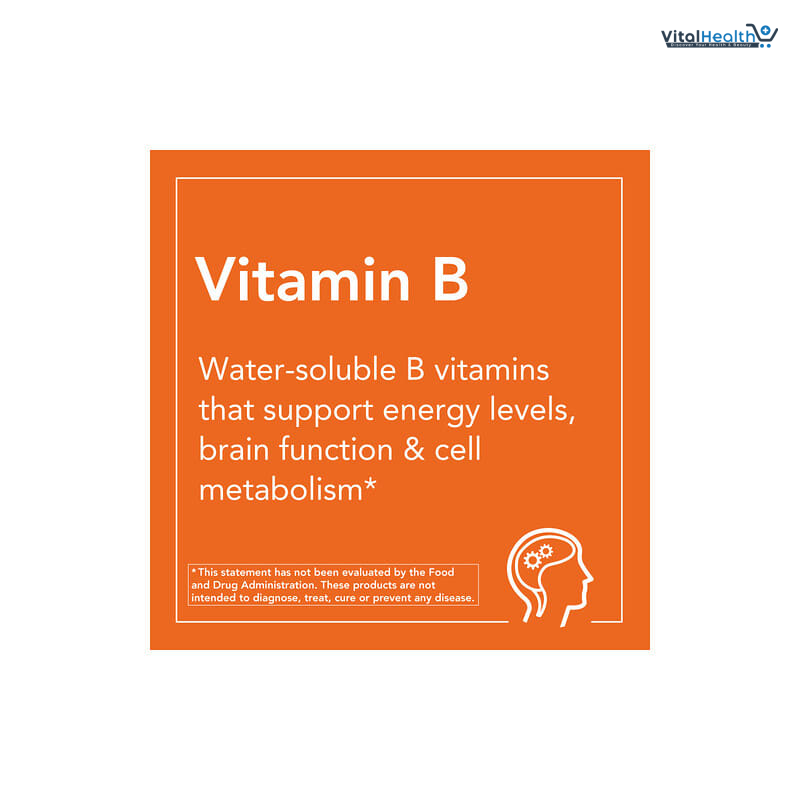 NOW Foods Vitamin B-50, Energy Production, Nervous System Health, 250 Veg Capsules thumbnail 4