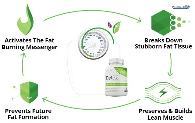 Nutright Right Detox Plus Weight Loss 60 Tablets thumbnail 4