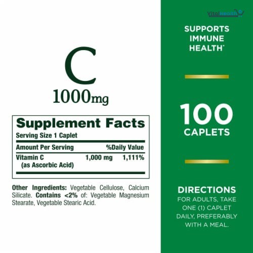 Nature's Bounty Vitamin C 1000 mg _ 100 Caplets thumbnail 5