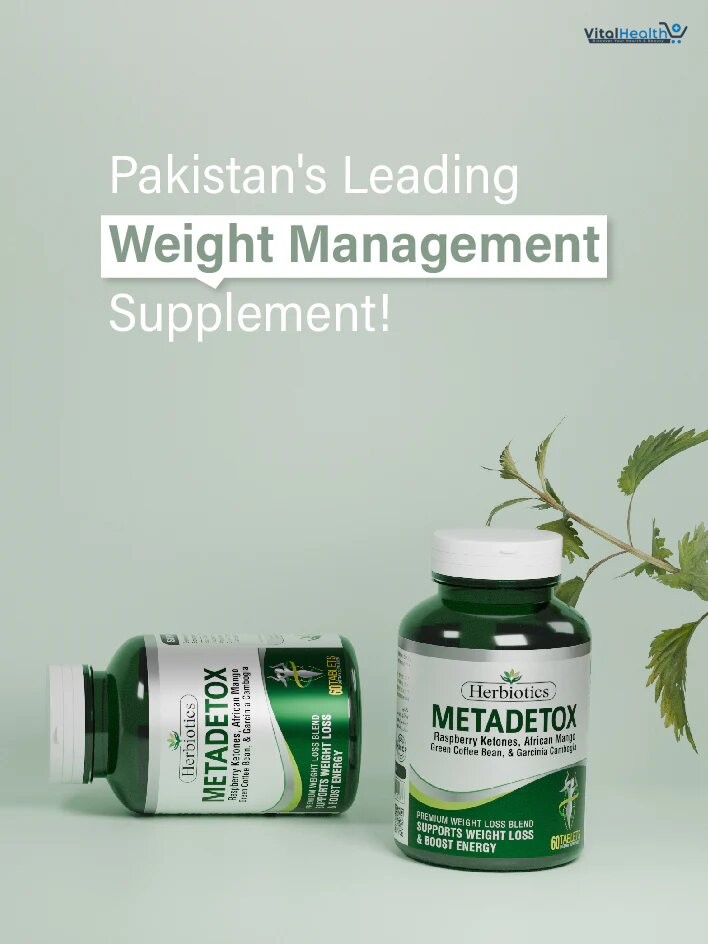 Herbiotics Metadetox Weight Loss Supplement 60 Tablets thumbnail 2