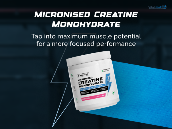 Wellcore Pure Micronised Creatine Powder (83 Servings, Unflavoured) For Enhanced Muscle Strength With Rapid Absorption | Creatine Monohydrate | Wellcore Creatine - 250g thumbnail 5