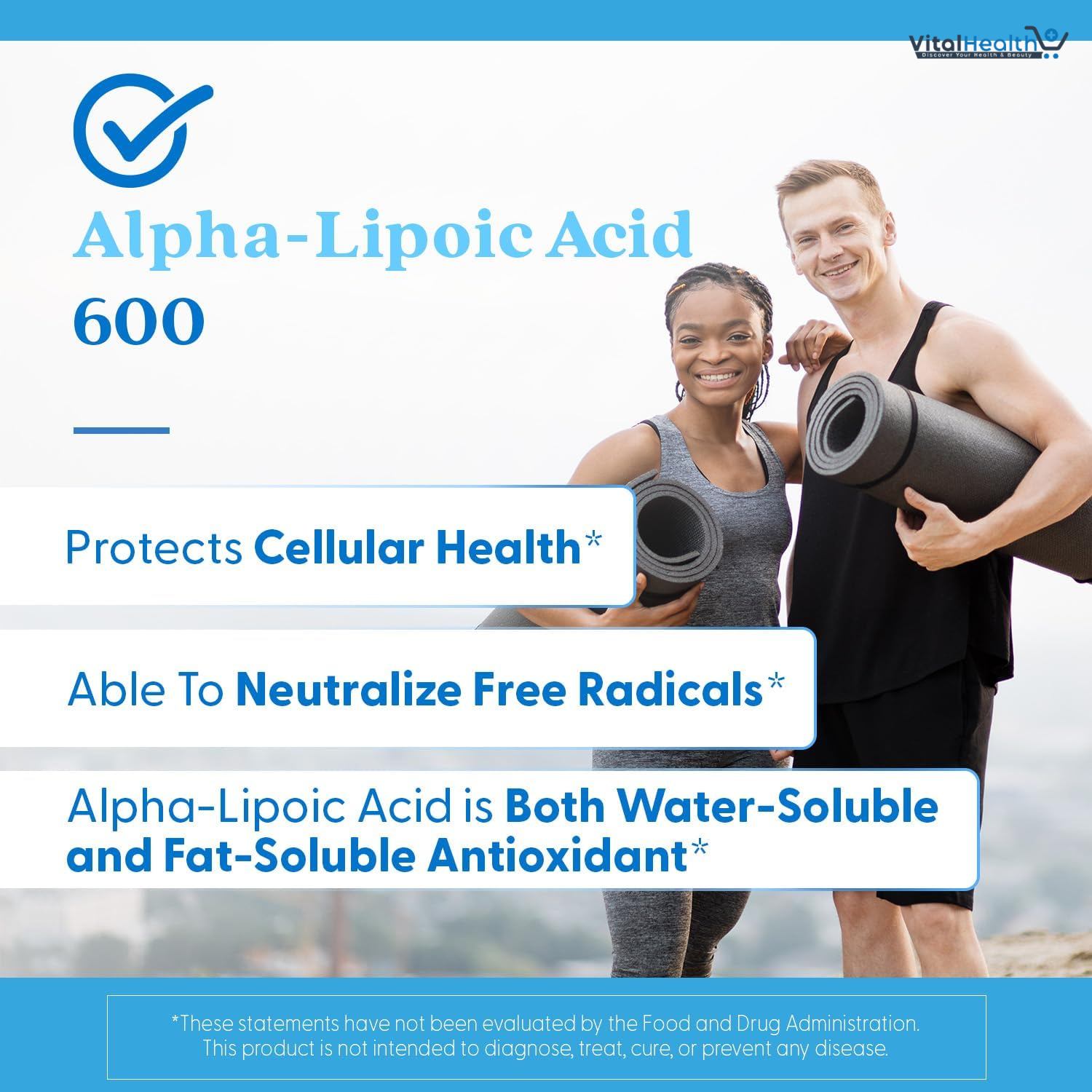 Doctor's Best Alpha-Lipoic Acid 600, Supports Antioxidant Function &amp; Glycemic Balances, Non-GMO, Gluten Free, Vegan, Soy Free, 600 mg, 60 Veggie Caps thumbnail 3