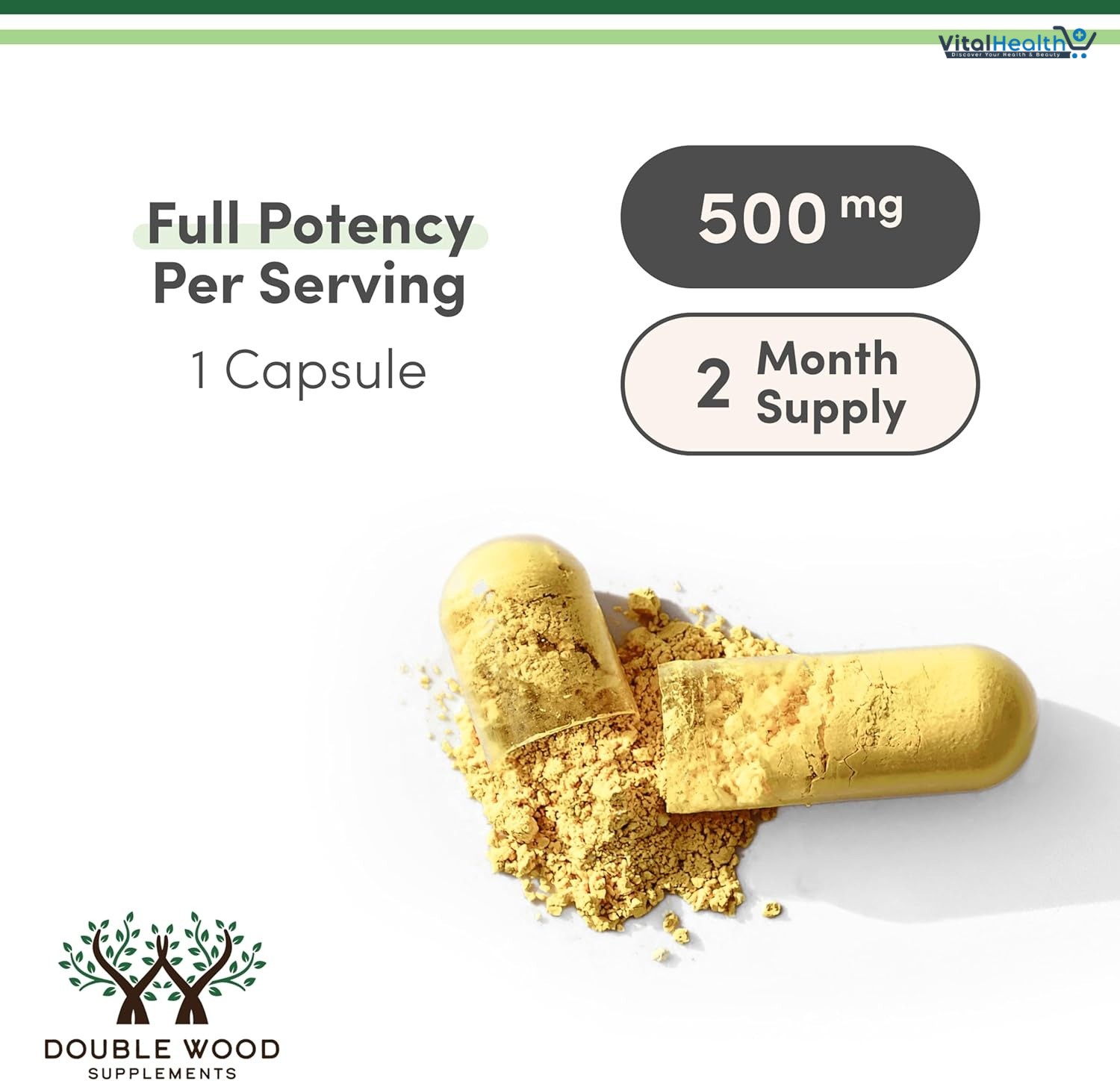 Berberine Supplement 500mg, 60 Capsules (Third Party Tested, Non-GMO, Gluten Free, Vegan Safe) AMPK Activator - Berberine HCL for Cardiovascular Health by Double Wood thumbnail 6