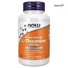 NOW Foods Supplements, L-Theanine 200 mg with Inositol, Stress Management 60 Veg Capsules thumbnail 4