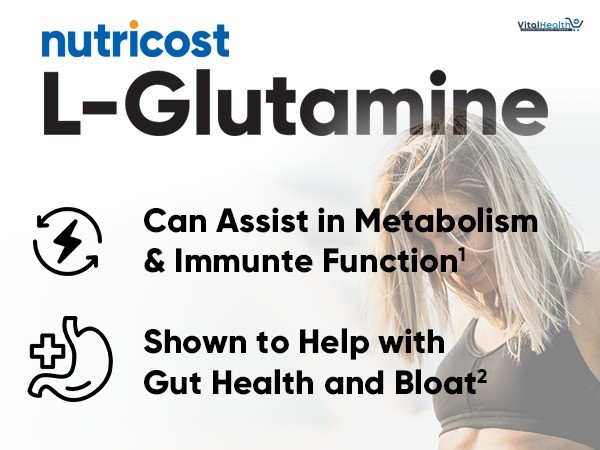 Nutricost L-Glutamine Powder - Gluten Free &amp; Non-GMO (500 g, Unflavored) thumbnail 4