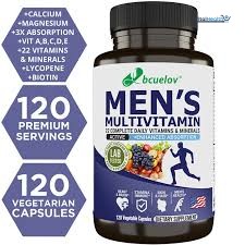 Bcuelov Men's Multivitamin Supplement 120 Capsules thumbnail 2