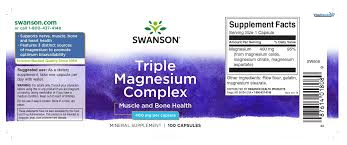 Swanson Triple Magnesium Complex - 400mg Supplement for Optimal Bone Health and Absorption - Citrate, Oxide, and Aspartate - Triple Magnesium Supplement (300 Capsules) thumbnail 8