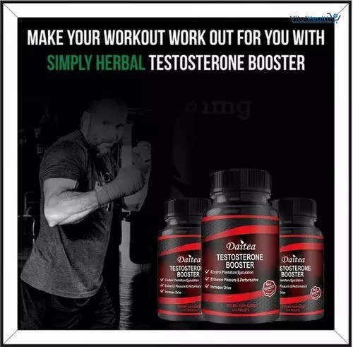 Daitea Testosterone Booster - Increase Strength, Stamina, Energy - Endurance Test Booster, Muscle Growth Improve Performance thumbnail 4