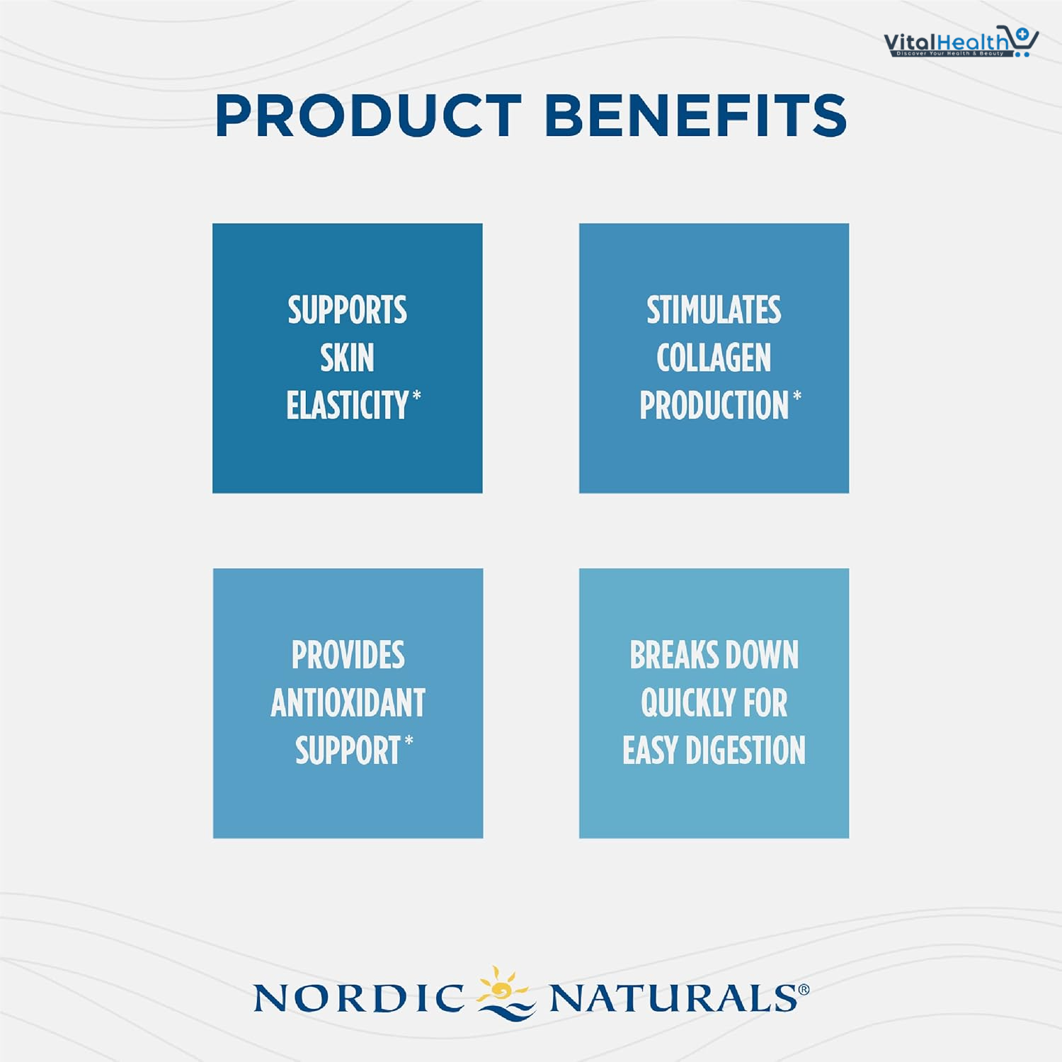 Nordic Naturals Nordic Beauty Marine Collagen Powder, Strawberry - 5.29 Ounces - Collagen Powder Supplement for Healthy Skin, Joints, and Bones, Vitamin C for Antioxidant Support - 30 Servings thumbnail 5