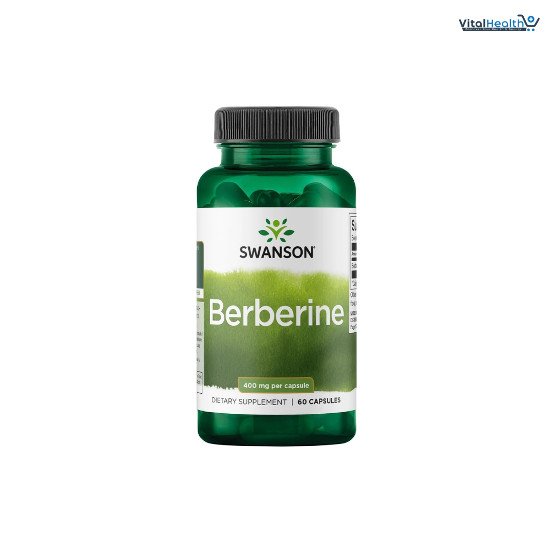 Swanson Berberine - Standardized 97% Berberine HCl- 400mg Each - 60 Capsules thumbnail 7