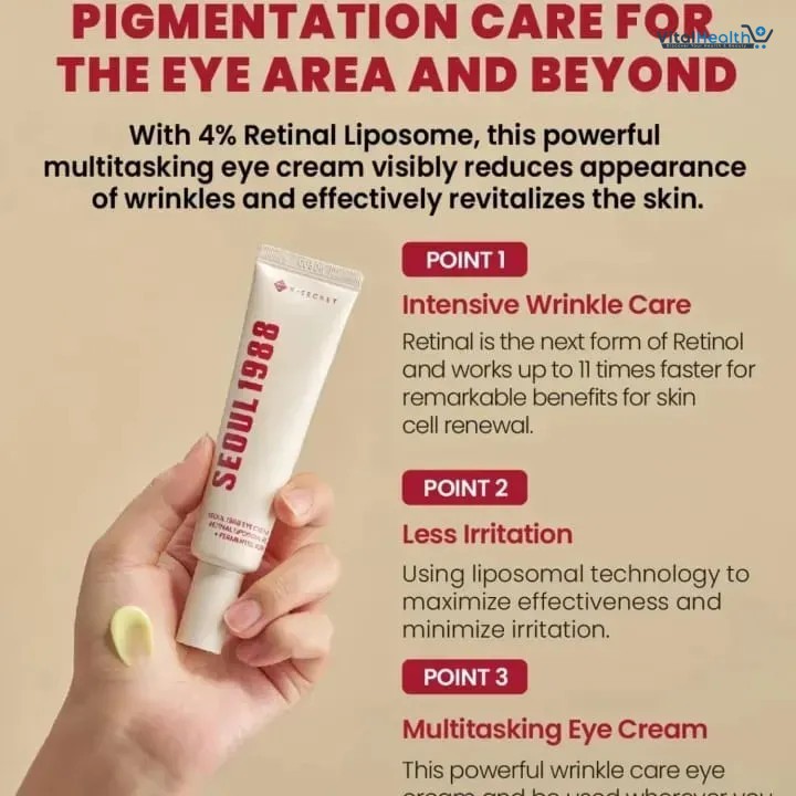 K-SECRET SEOUL 1988 Eye Cream: Retinal Liposome 2% + Fermented Black Bean - 30ml thumbnail 3