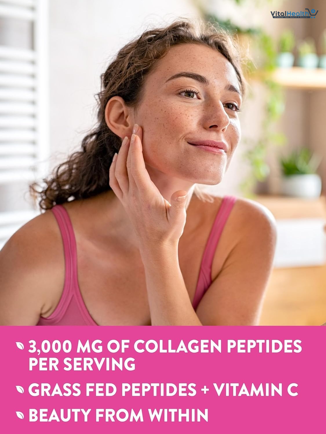 Nature's Truth Hydrolyzed 3000 Mg Collagen Type I &amp; Iii with Vitamin C, 90 Count thumbnail 4