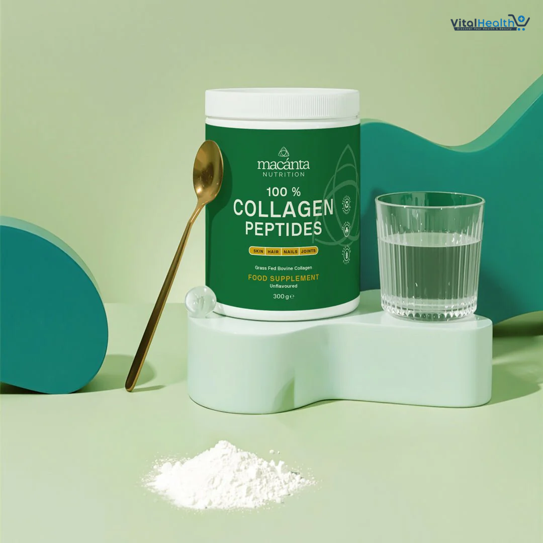 Macánta Nutrition 100% Collagen Peptides Grass Fed Bovine Collagen (Unflavoured) 300g thumbnail 2