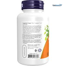 NOW Foods Supplements, Silymarin Milk Thistle Extract 300 mg with Artichoke and Dandelion, Double Strength, Supports Liver Function, 200 Veg Capsules thumbnail 4